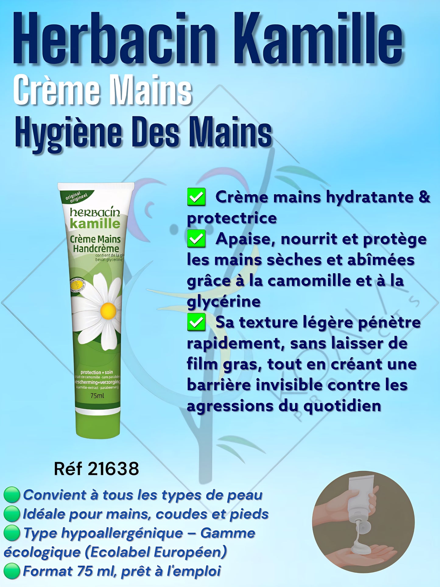 Crème herbacin camomille