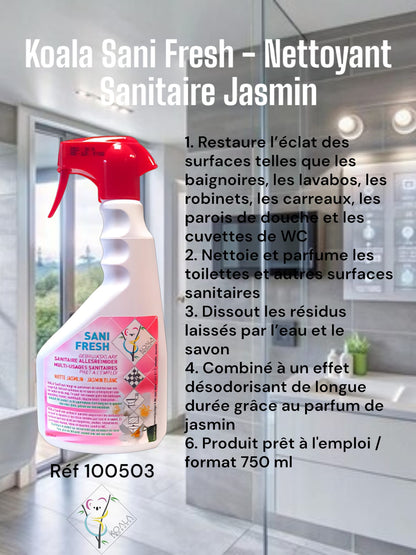 Nettoyant pour salle de bain KOALA SANIFRESH Jasmin blanc - 750 ml
