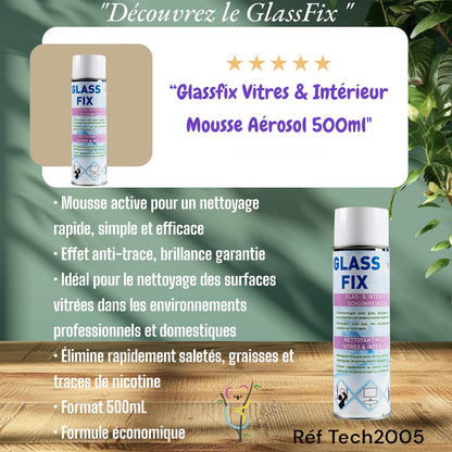 GLASS FIX MOUSSE ACTIVE 500ML KOALA